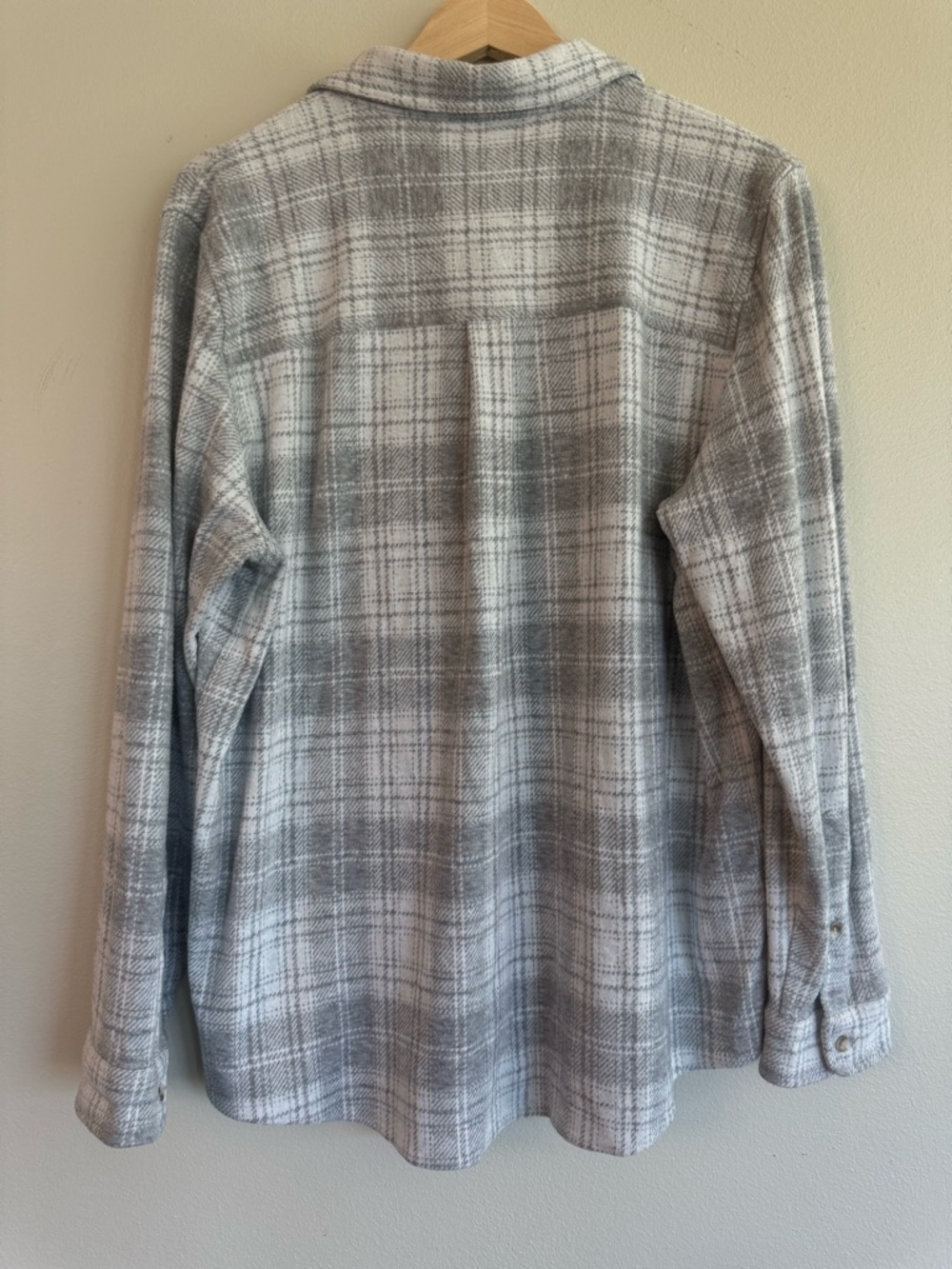 Faherty Legend Sweater Shirt Plaid XL Cozy Shacket Soft Knit Button Down - Picture 7 of 9